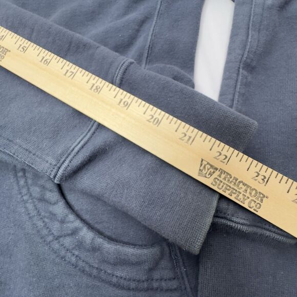 American Giant Hoodie Womens Medium Blue Long Sleeve Zip Up Sweatshirt Adult - Picture 13 of 16